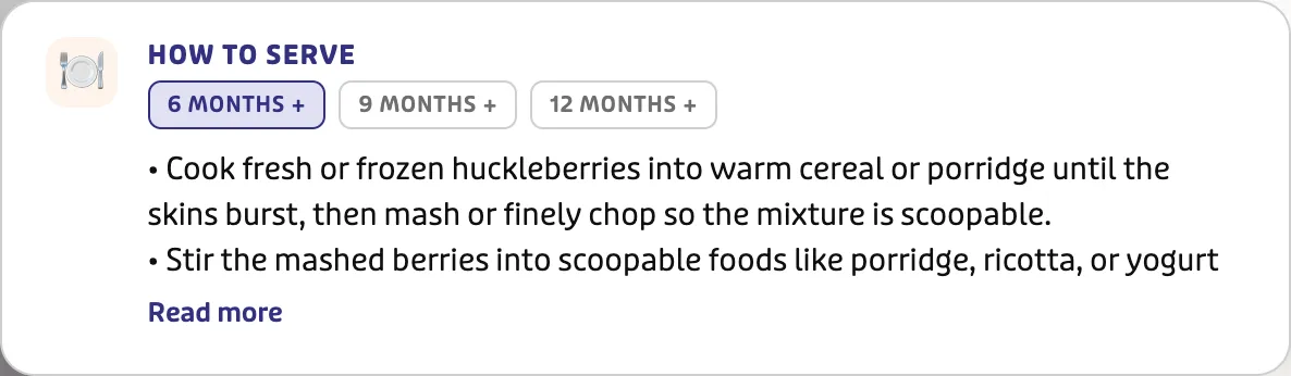 Food preparation guidance