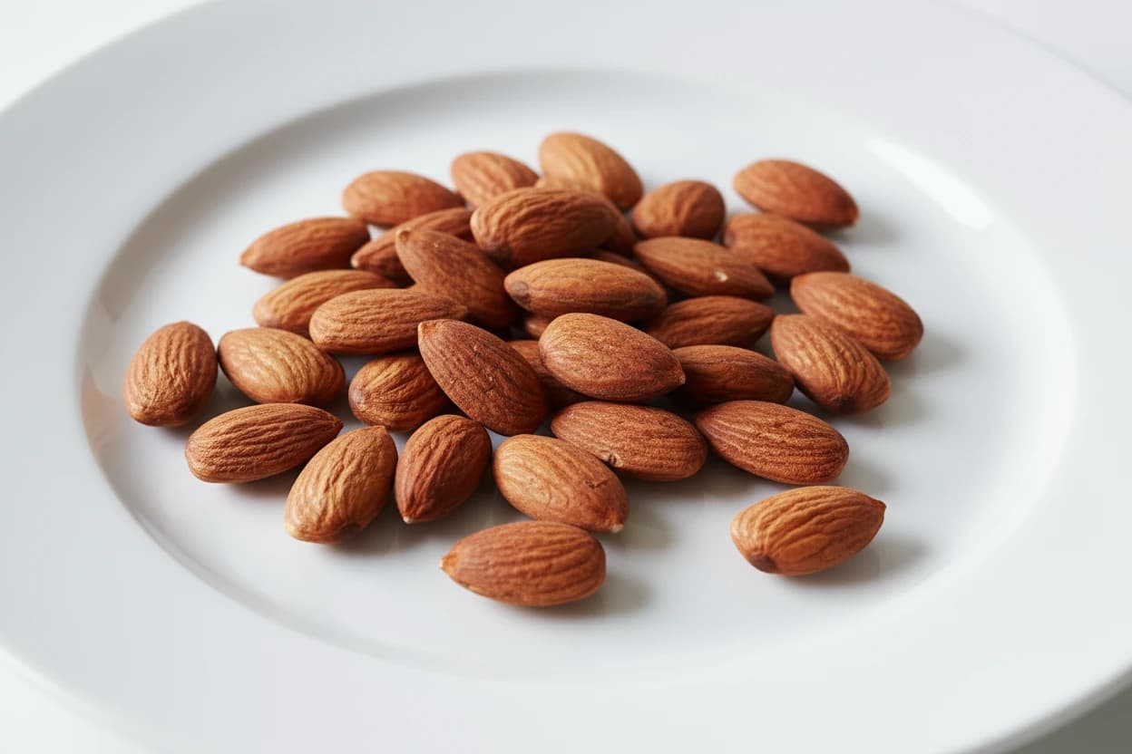 Almond prepared for baby-led weaning