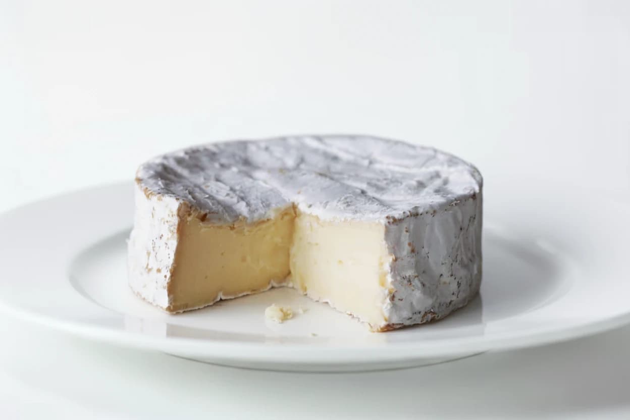 Camembert Cheese prepared for baby-led weaning