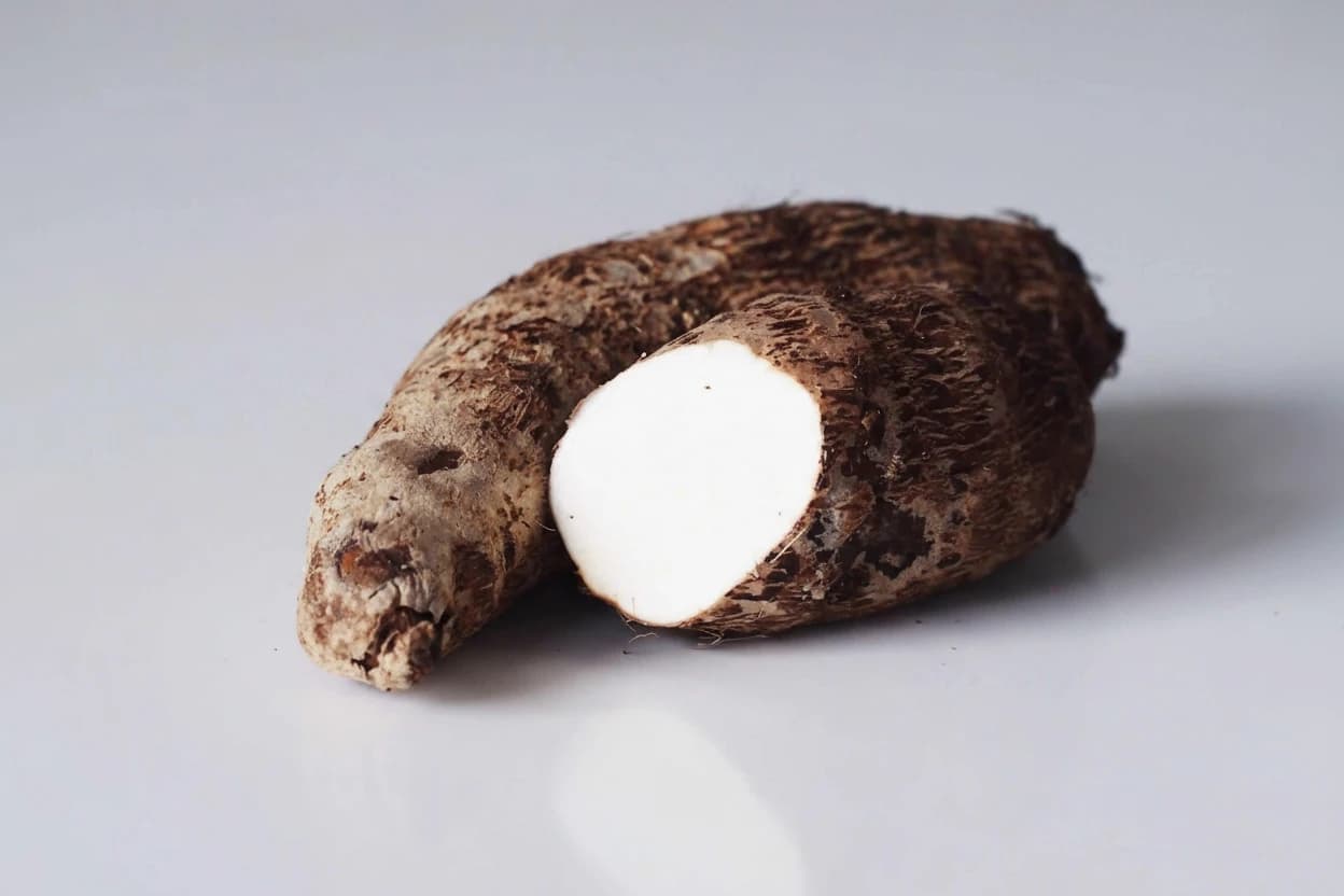 Cassava (Yuca) prepared for baby-led weaning