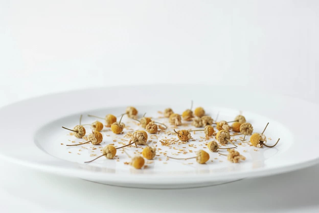 Chamomile prepared for baby-led weaning