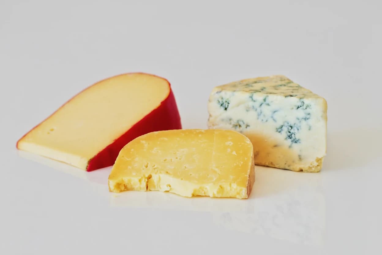 Cheese prepared for baby-led weaning