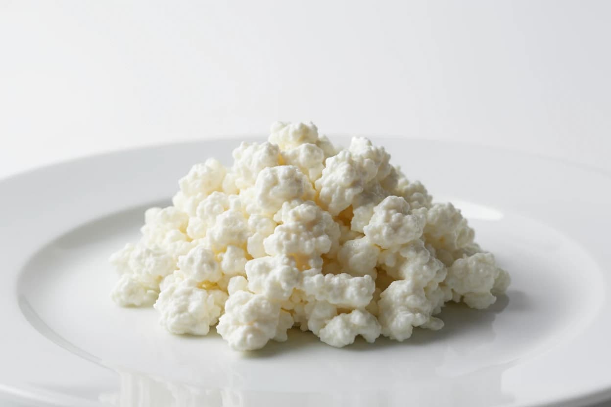 Cottage Cheese prepared for baby-led weaning