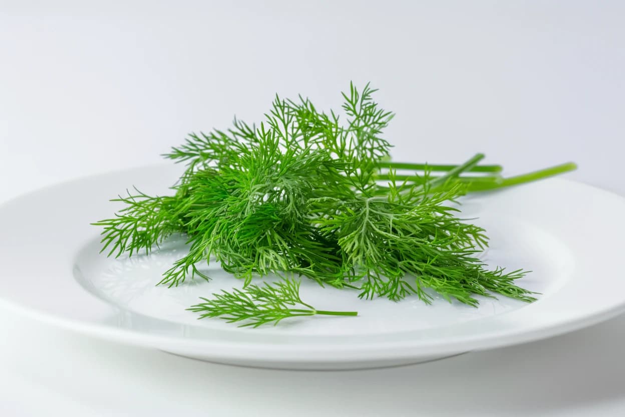 Dill prepared for baby-led weaning