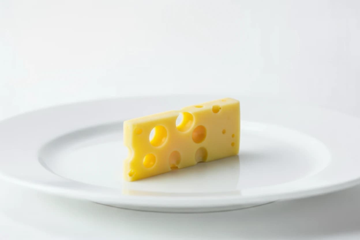 Emmentaler Cheese prepared for baby-led weaning