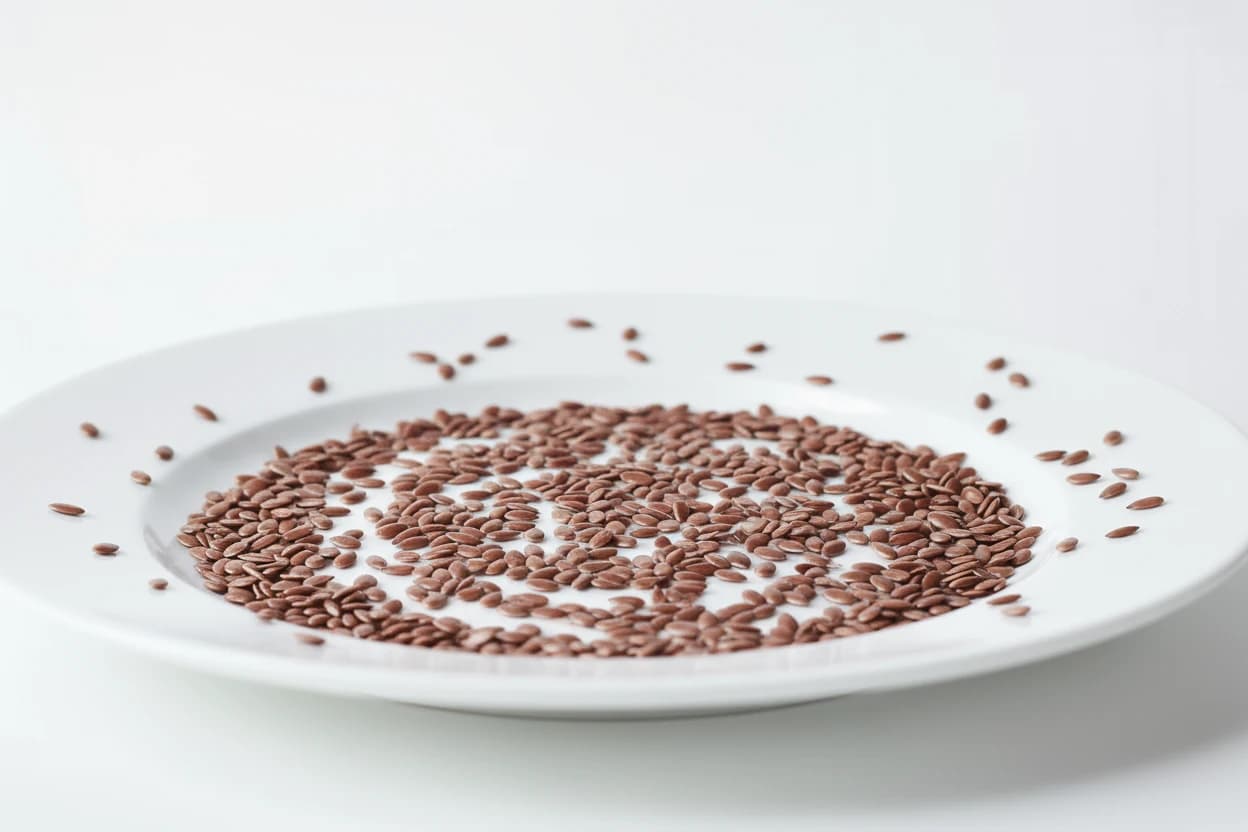 Flaxseed (Linseed) prepared for baby-led weaning