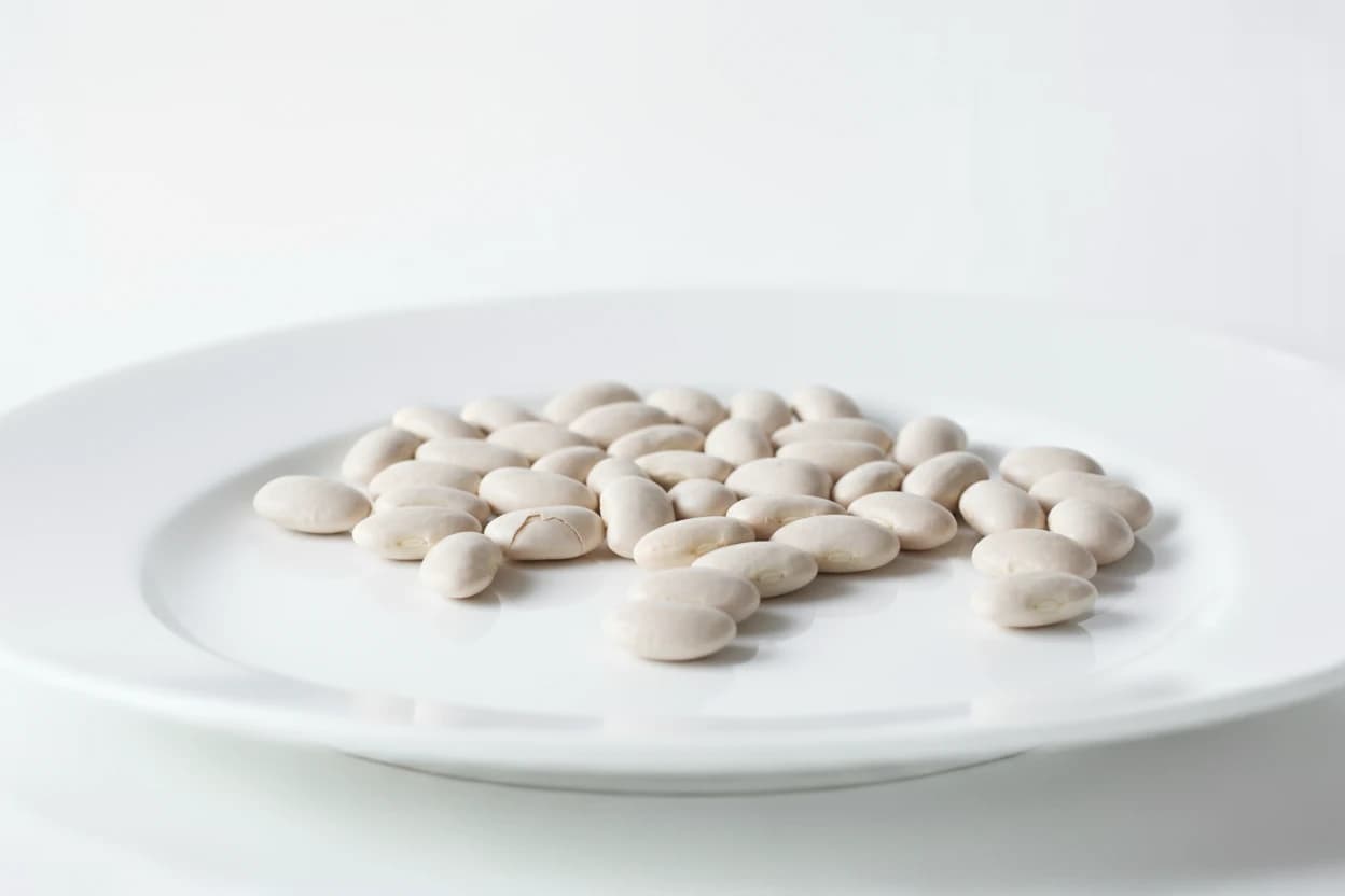 Great Northern Bean prepared for baby-led weaning