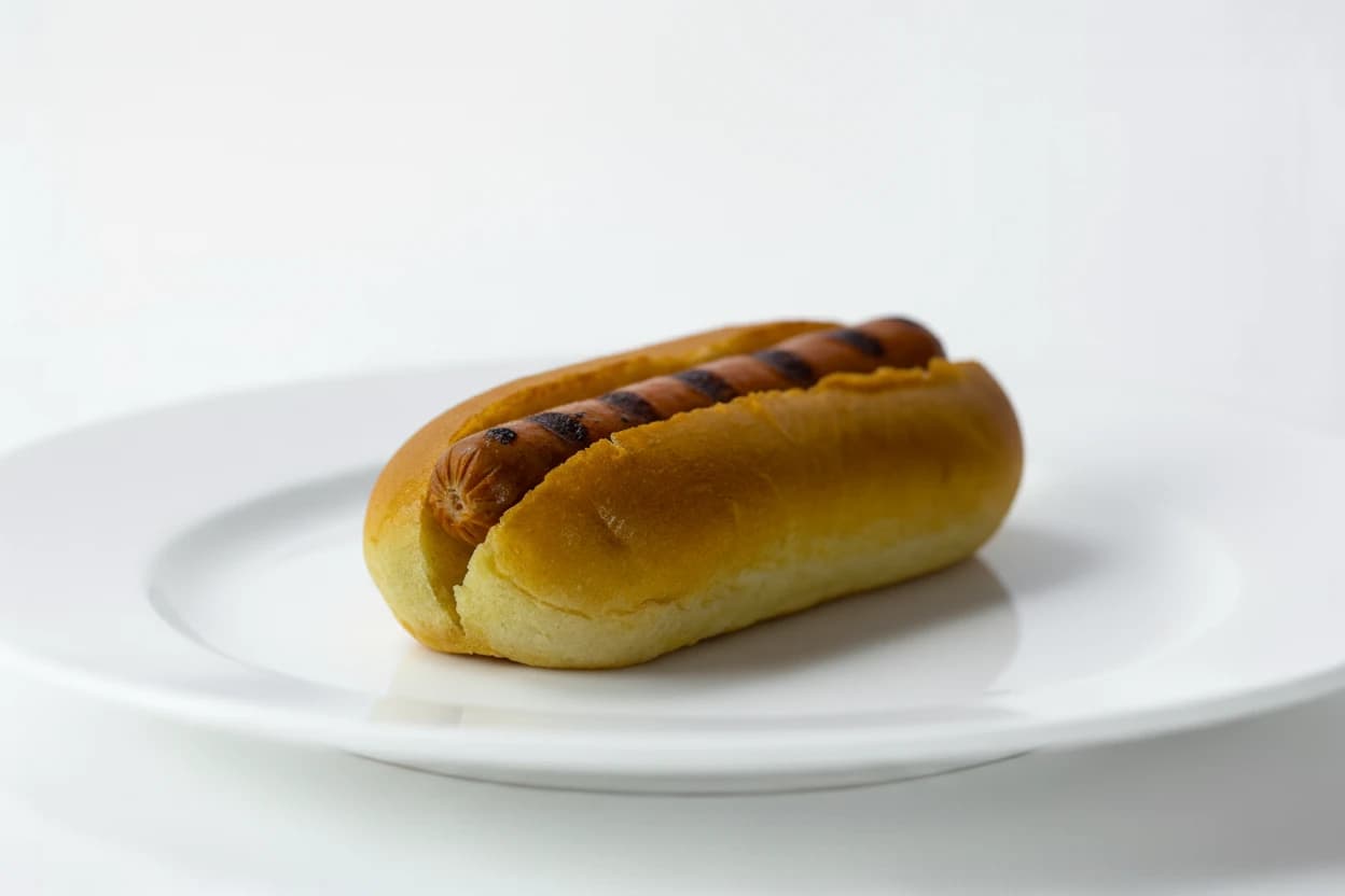 Hot Dog prepared for baby-led weaning