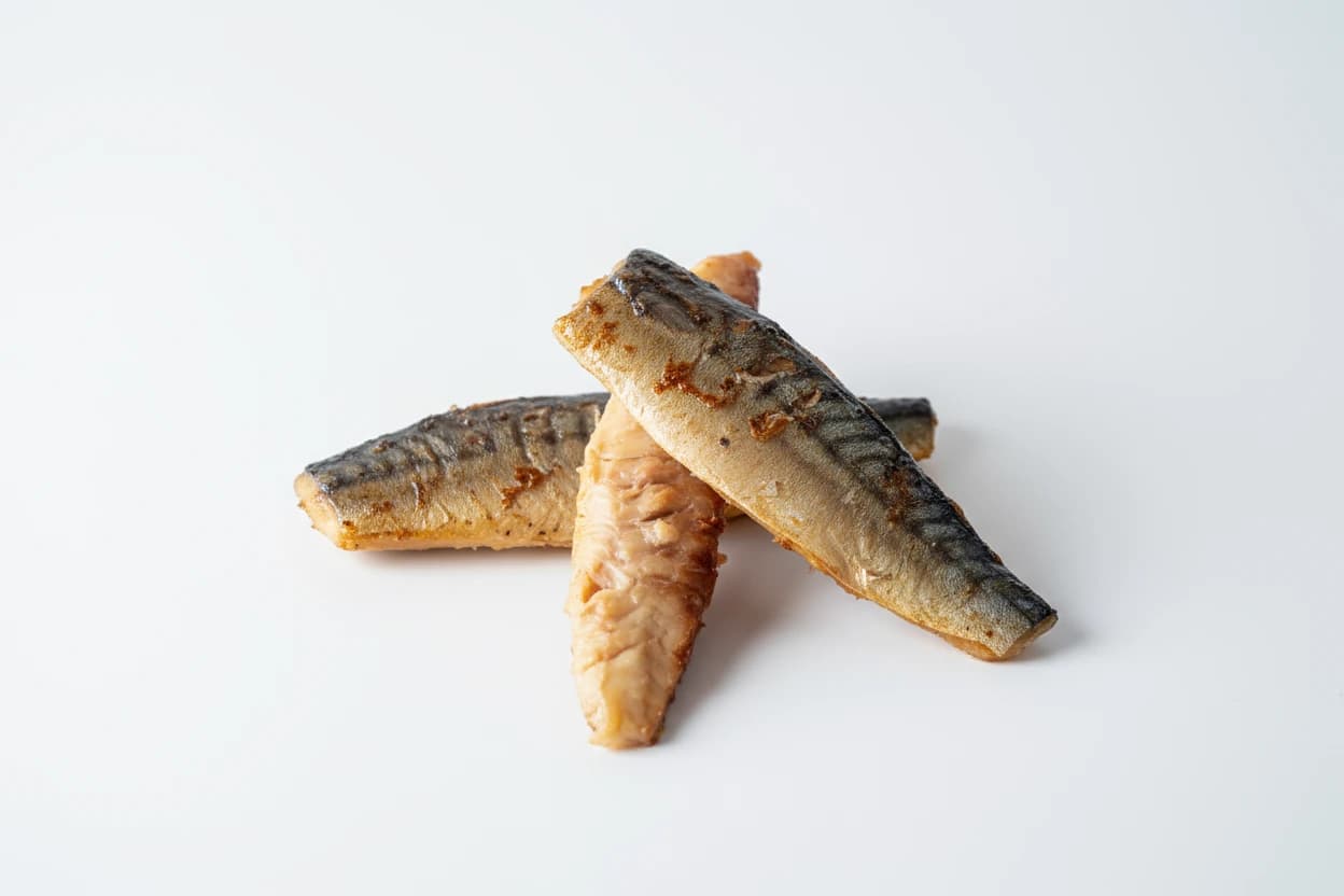 Mackerel (North Atlantic) prepared for baby-led weaning