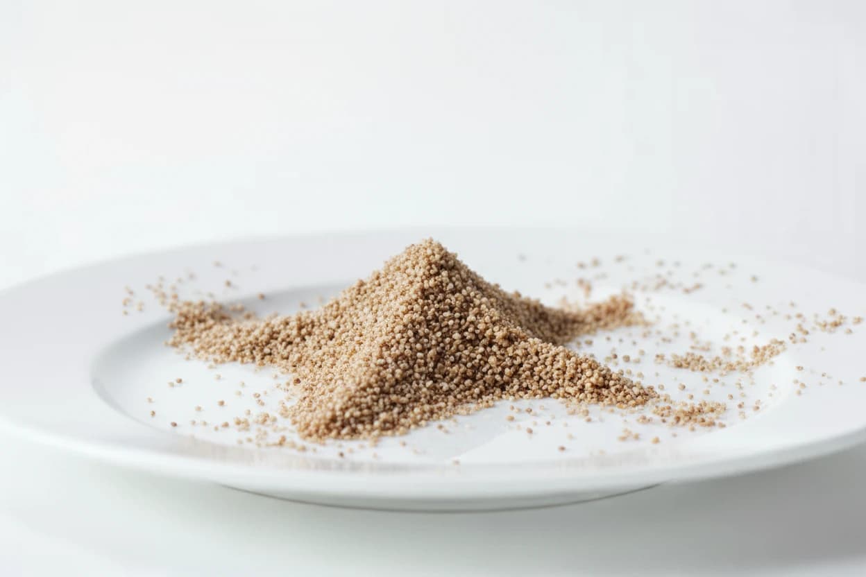Millet prepared for baby-led weaning