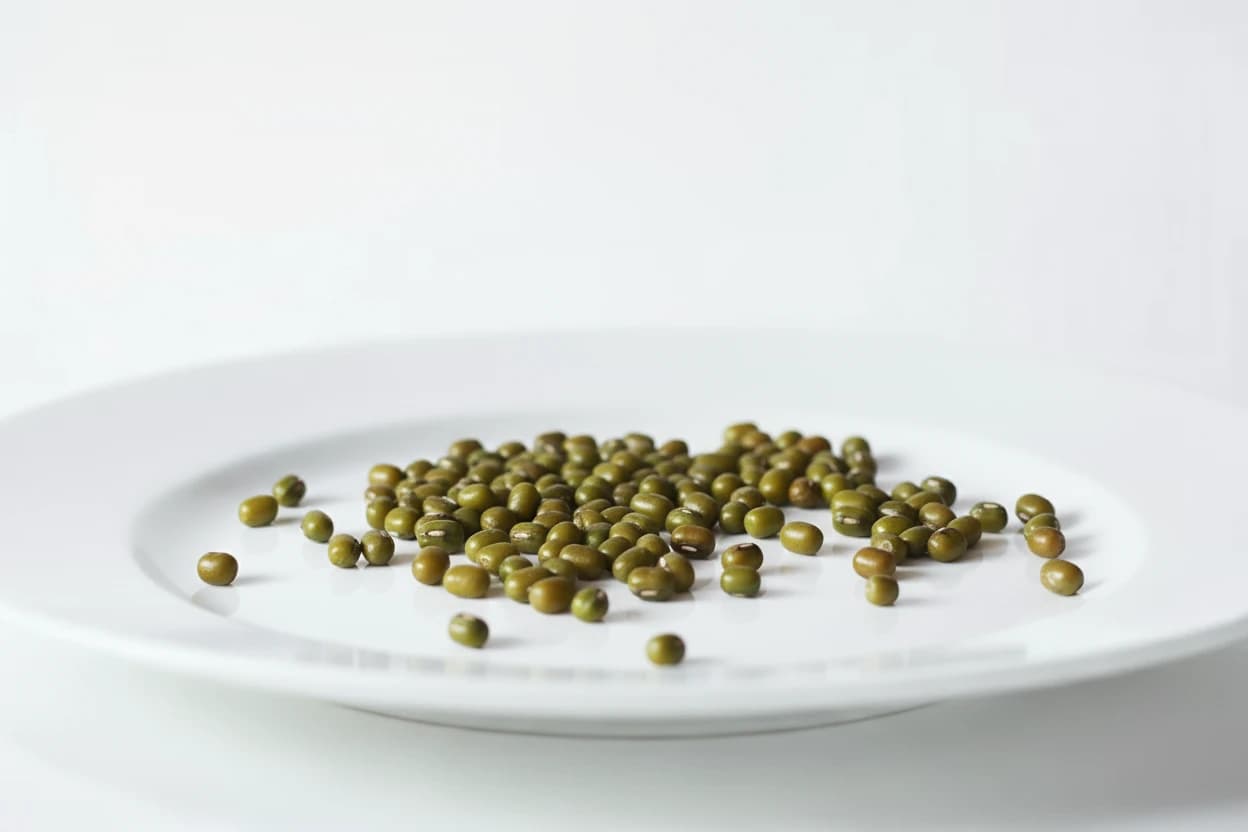 Mung Bean prepared for baby-led weaning