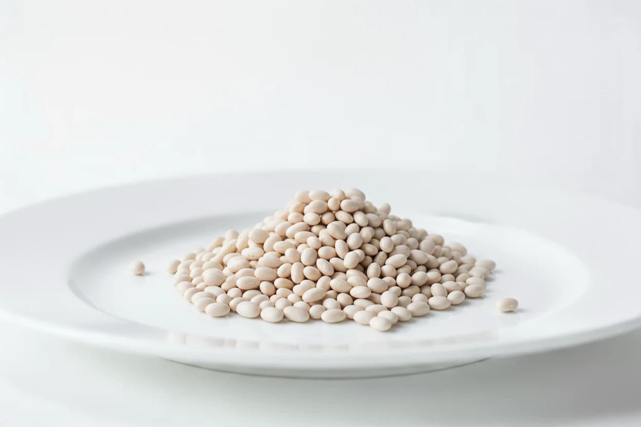 Navy Bean prepared for baby-led weaning
