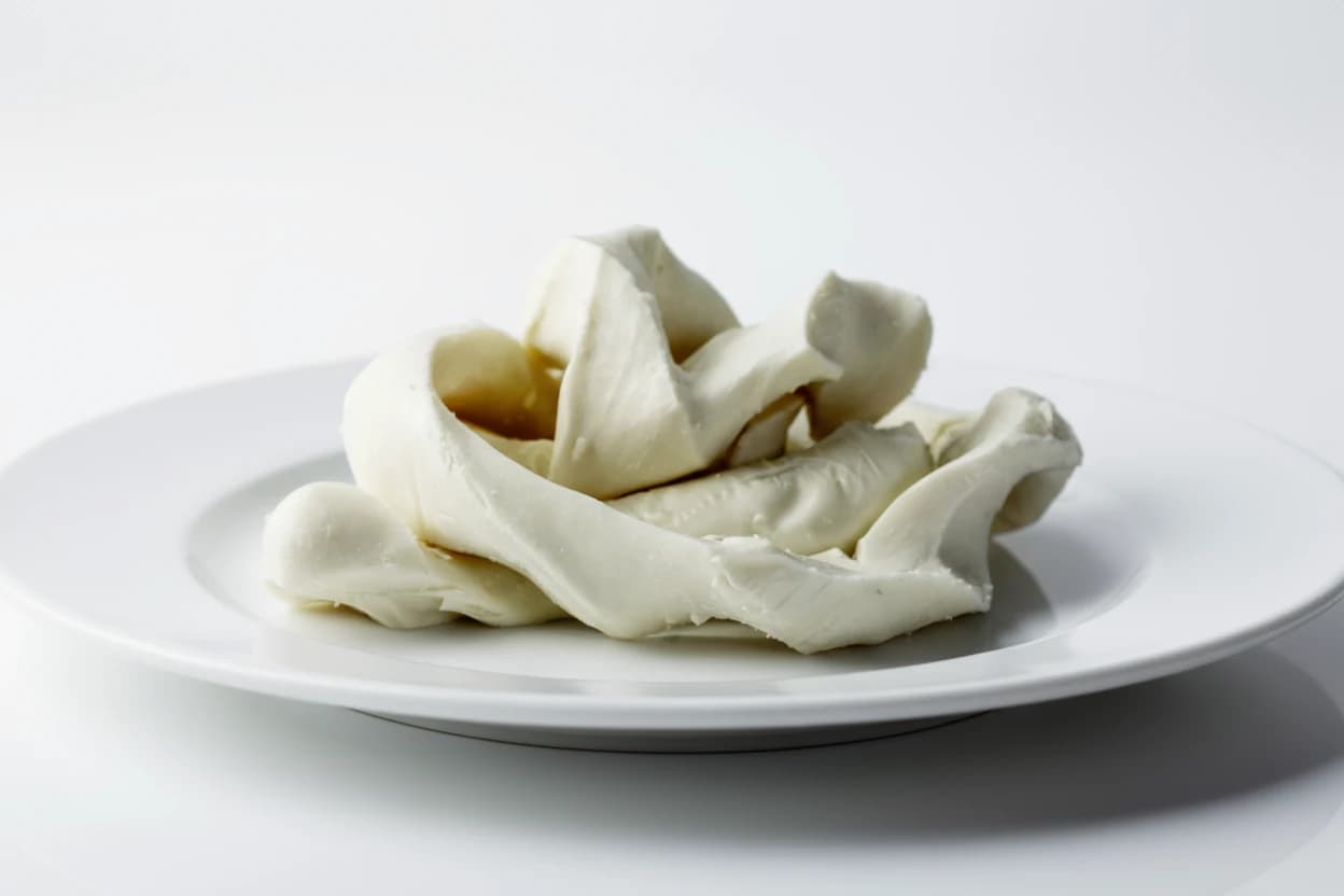 Quesillo (Queso Oaxaca) prepared for baby-led weaning