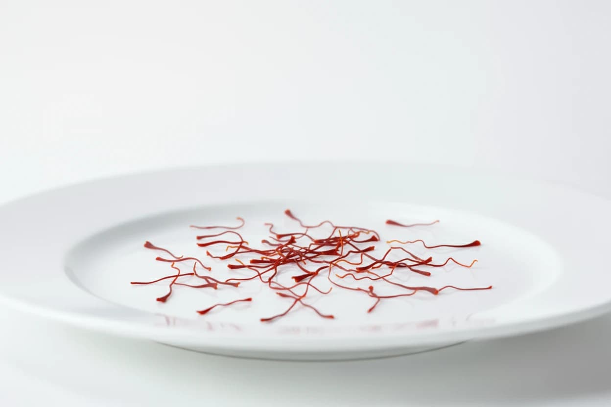 Saffron prepared for baby-led weaning