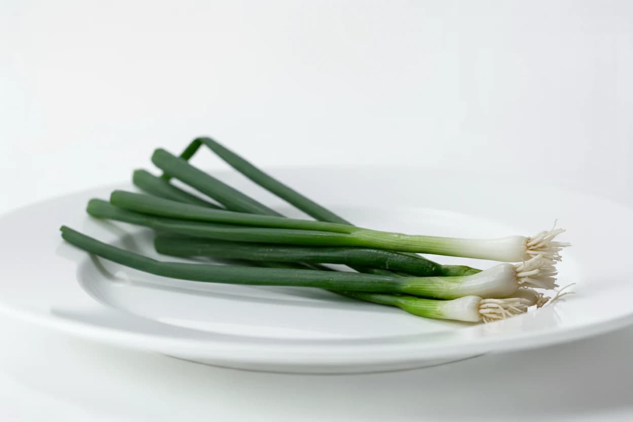 Scallion (Green Onion) prepared for baby-led weaning