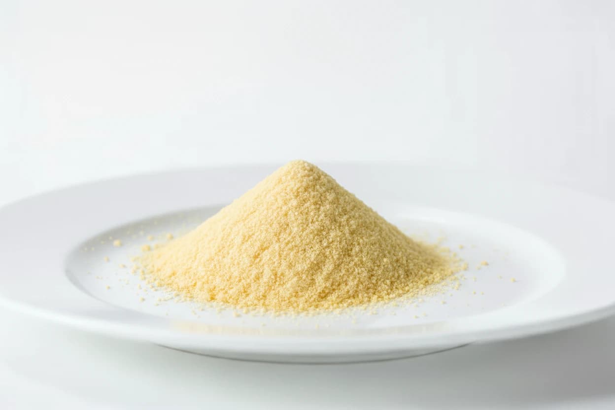 Semolina prepared for baby-led weaning