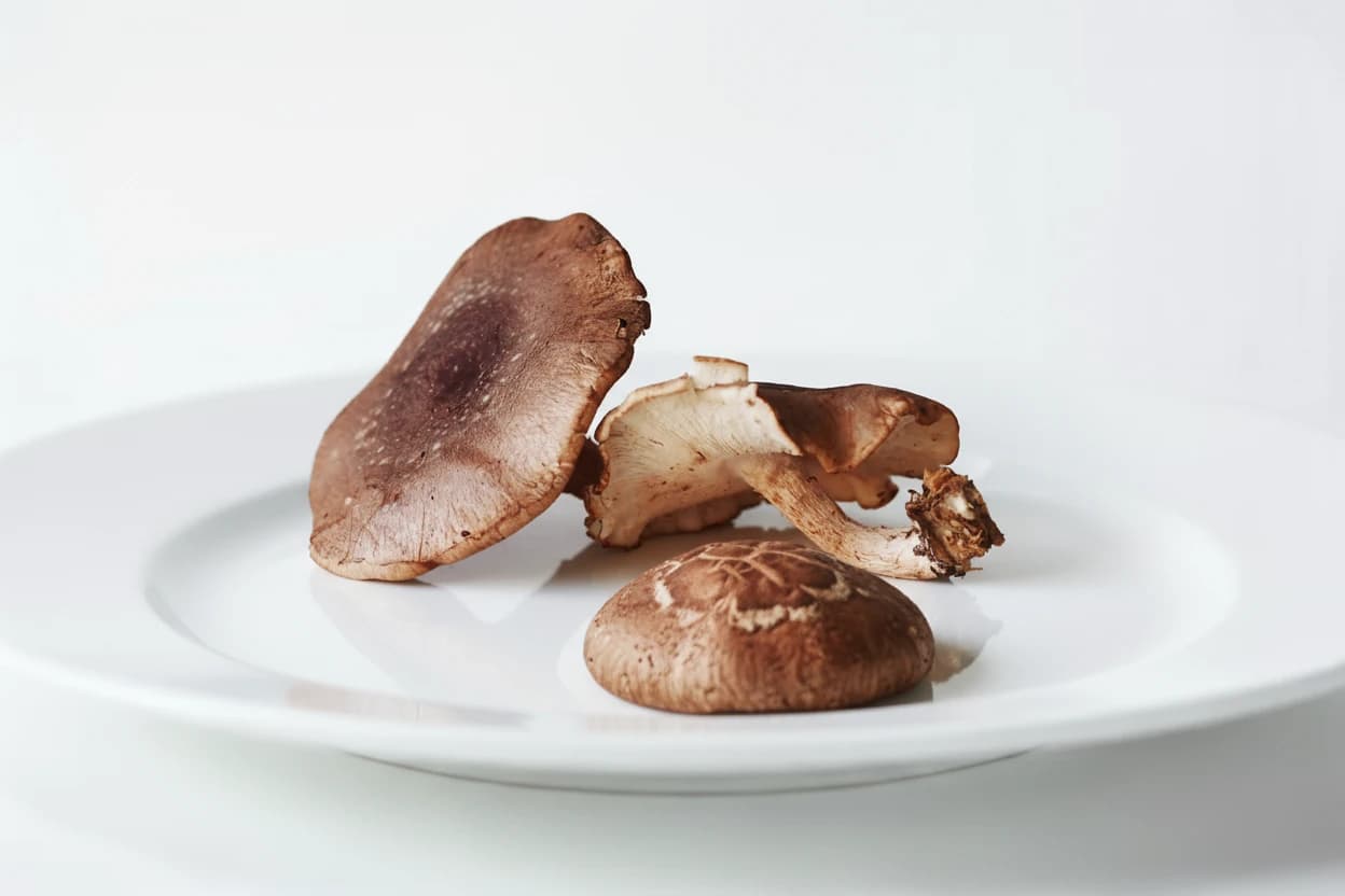 Shiitake Mushrooms prepared for baby-led weaning