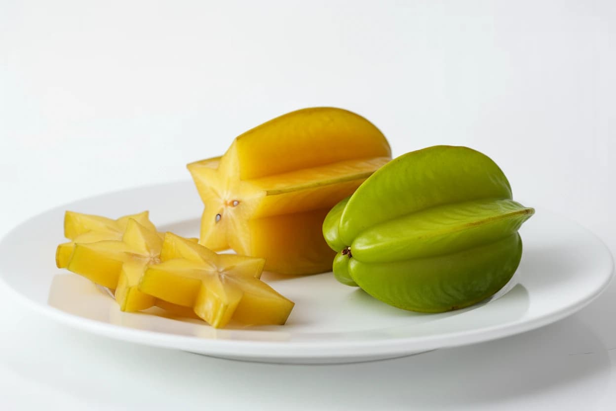 Star Fruit (Carambola) prepared for baby-led weaning