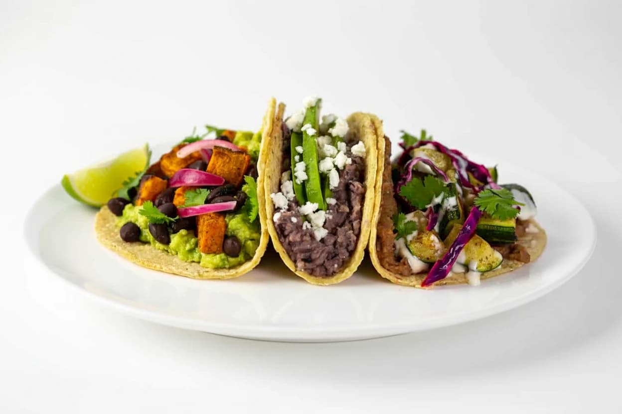Tacos prepared for baby-led weaning