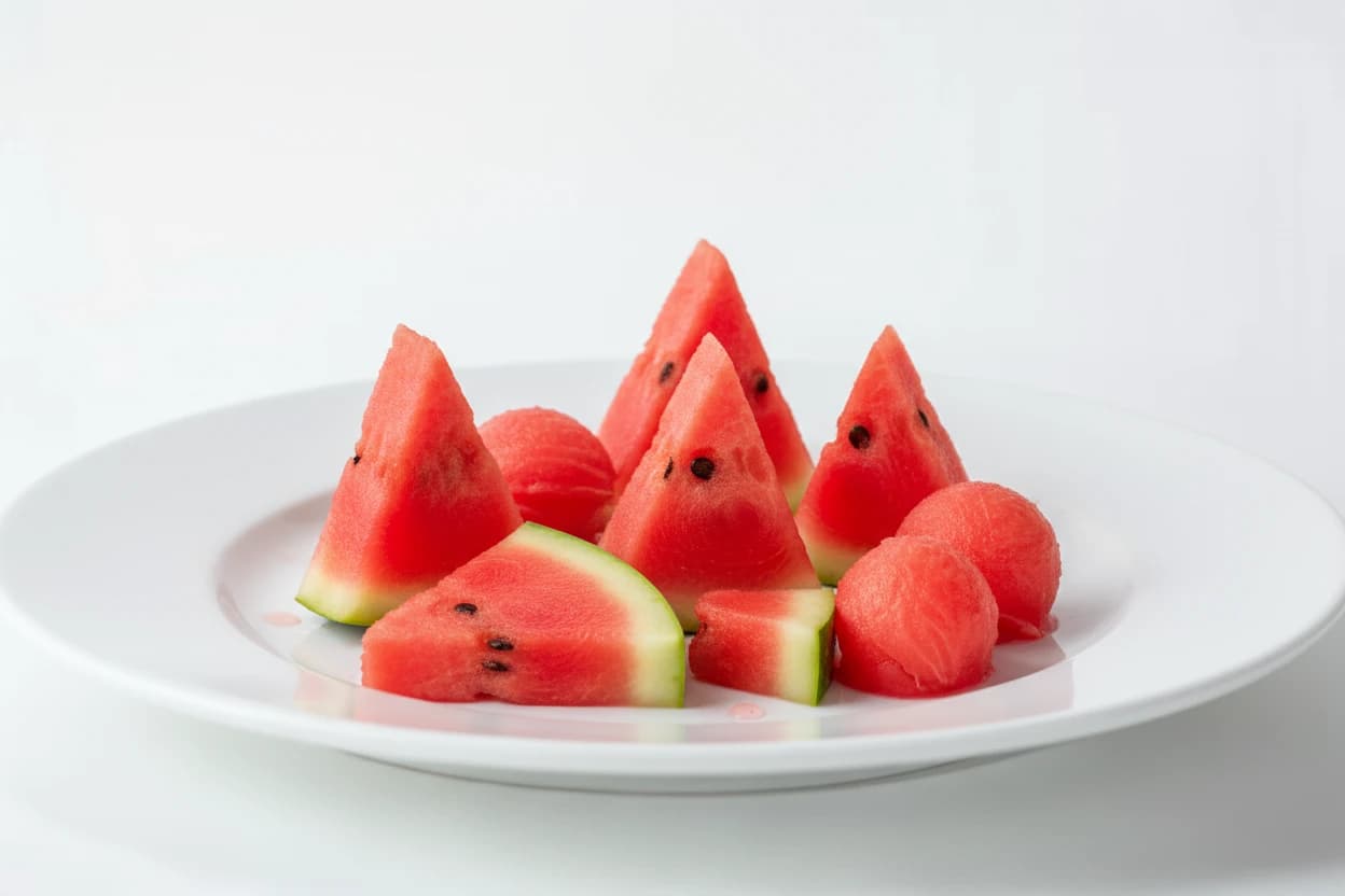 Watermelon prepared for baby-led weaning