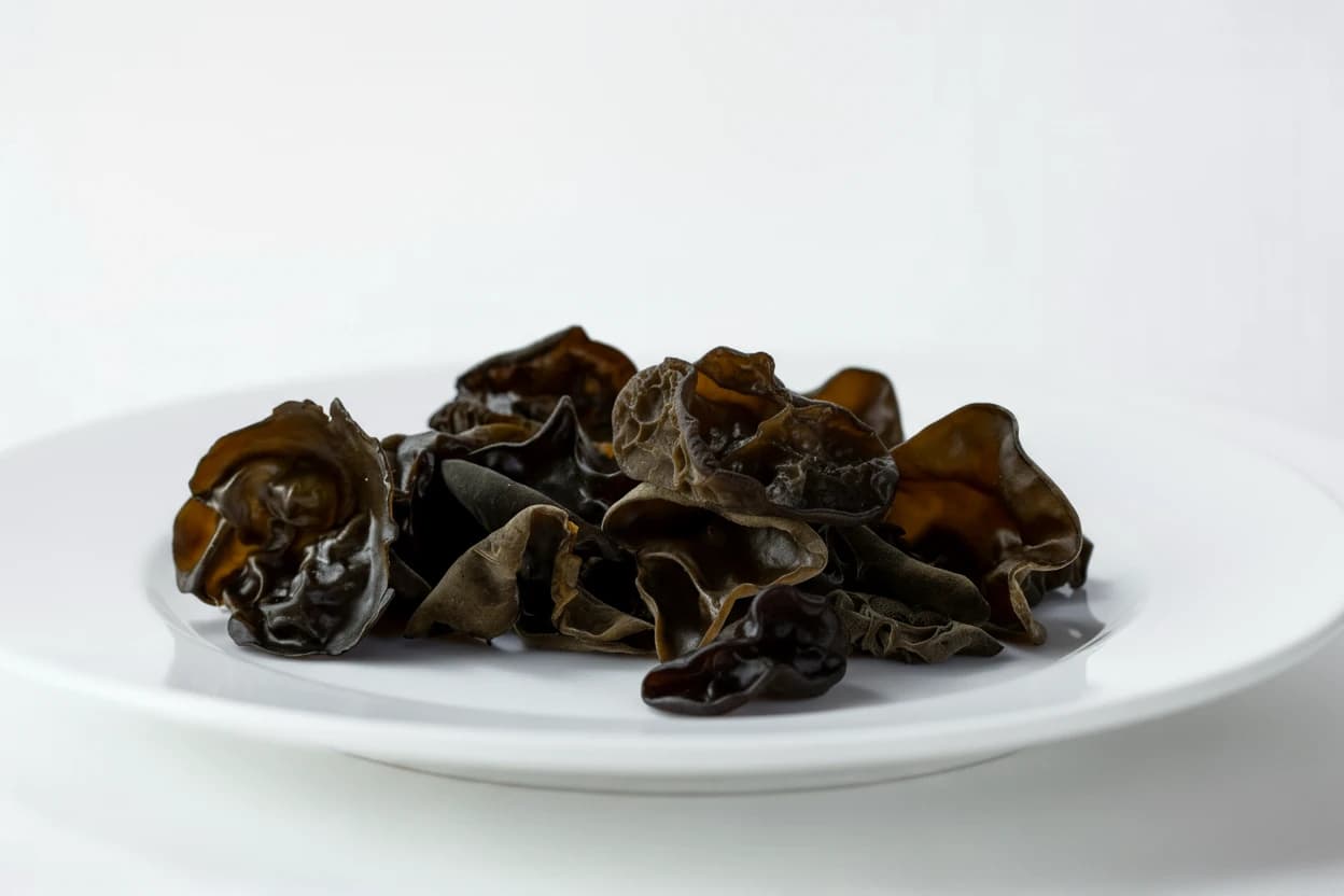 Wood Ear Mushroom prepared for baby-led weaning