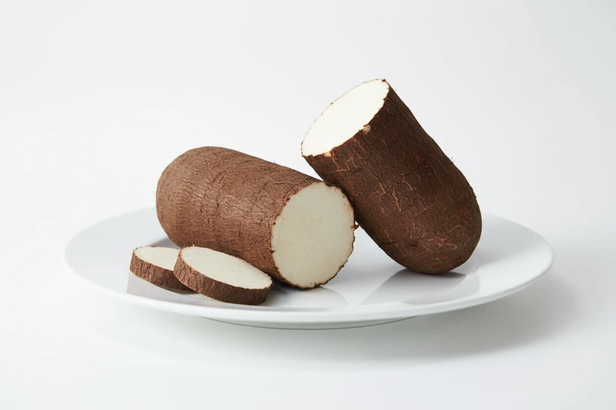 Yam prepared for baby-led weaning