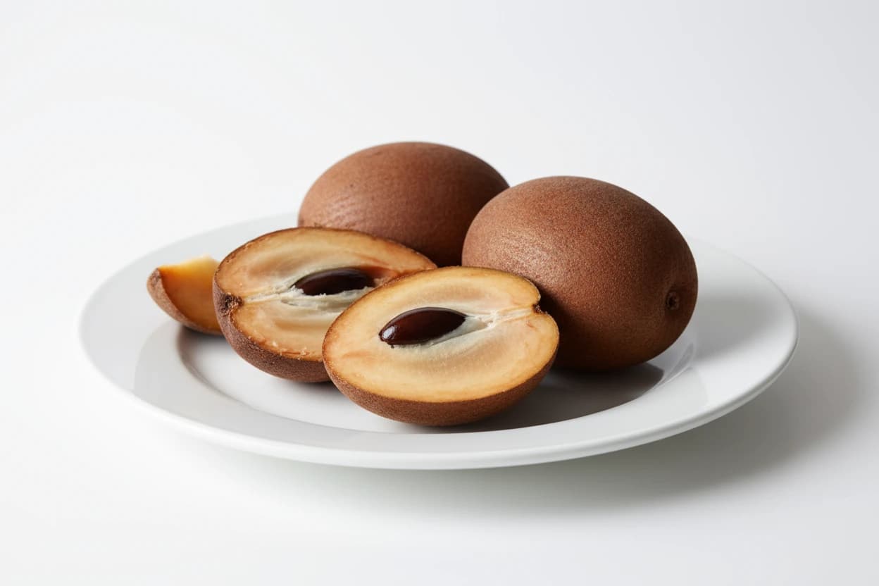 Zapote (Mamey Sapote) prepared for baby-led weaning