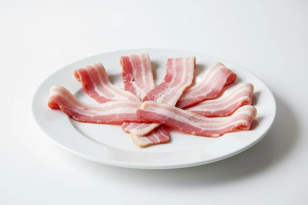 Bacon prepared for baby-led weaning