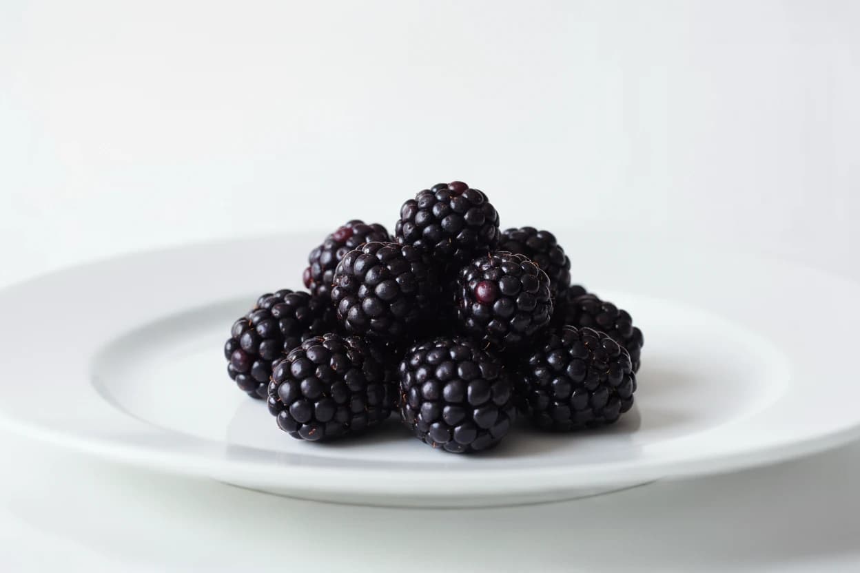 Blackberry prepared for baby-led weaning