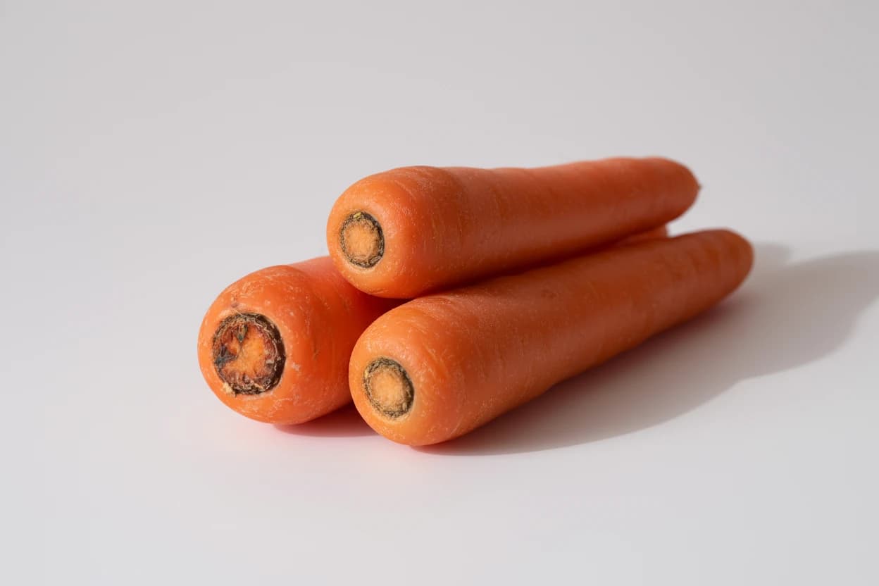 Carrot prepared for baby-led weaning