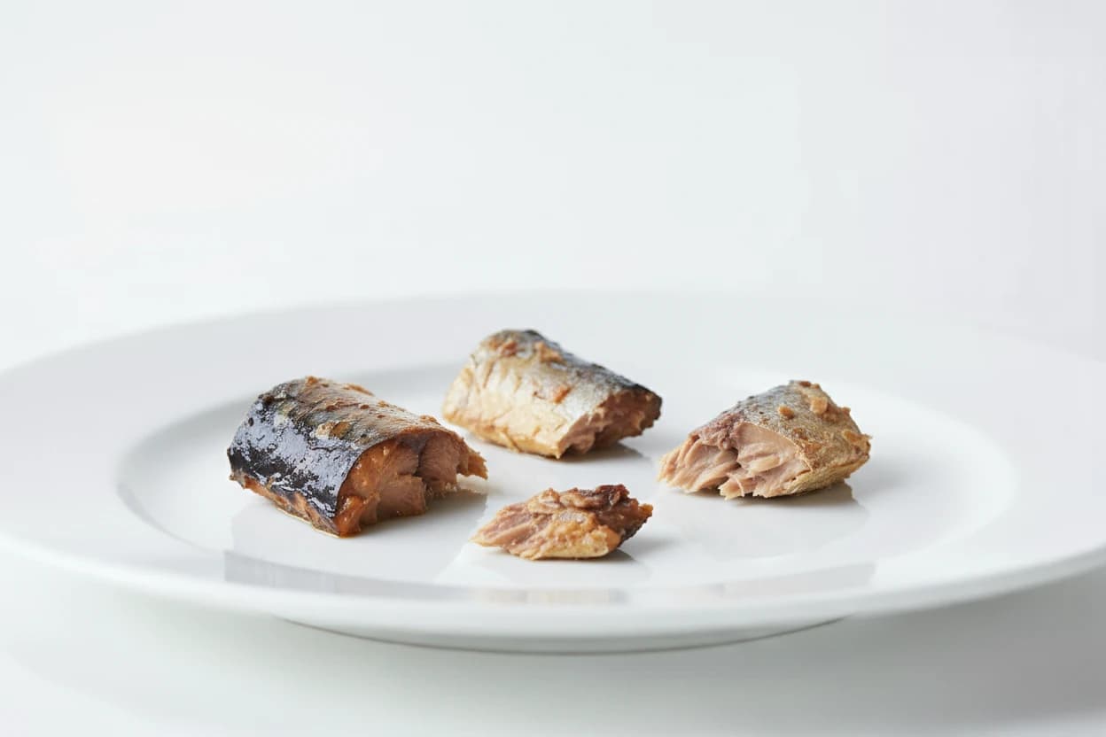 Herring prepared for baby-led weaning