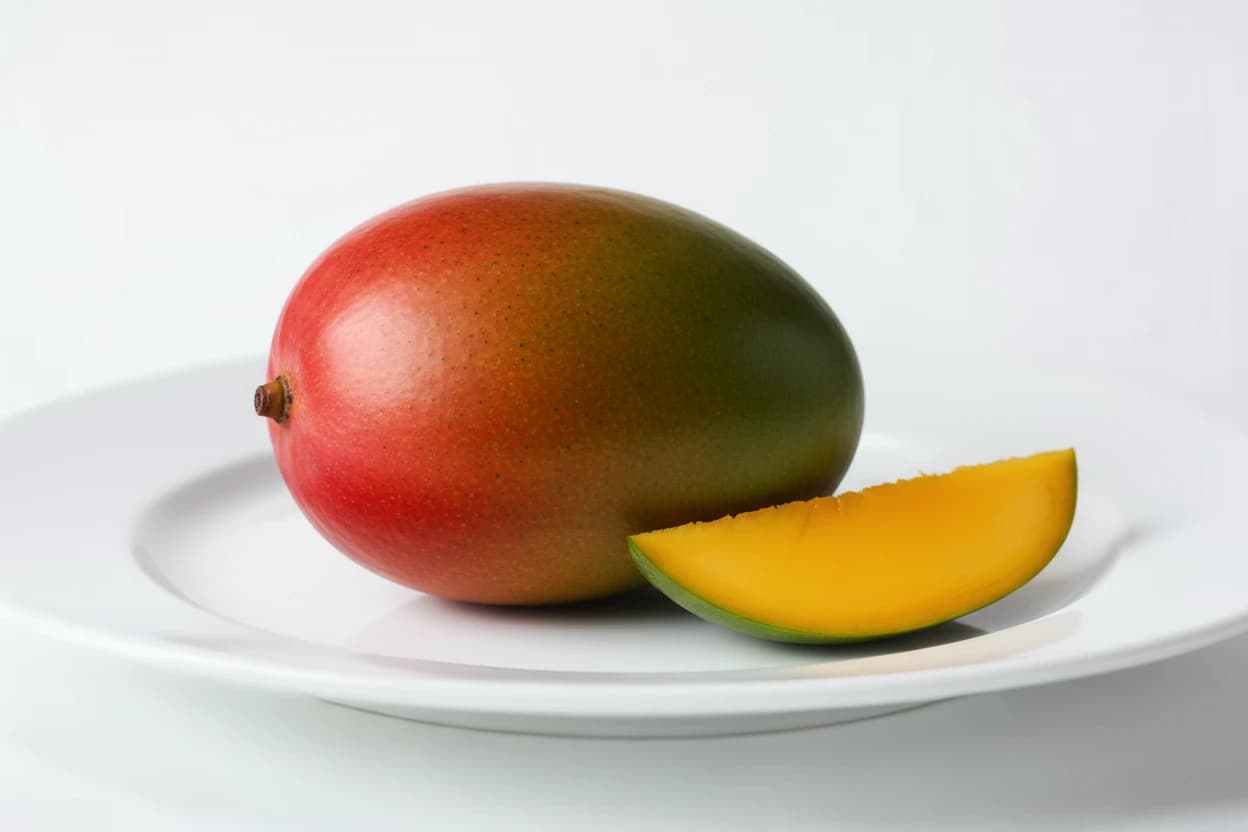 Mango prepared for baby-led weaning