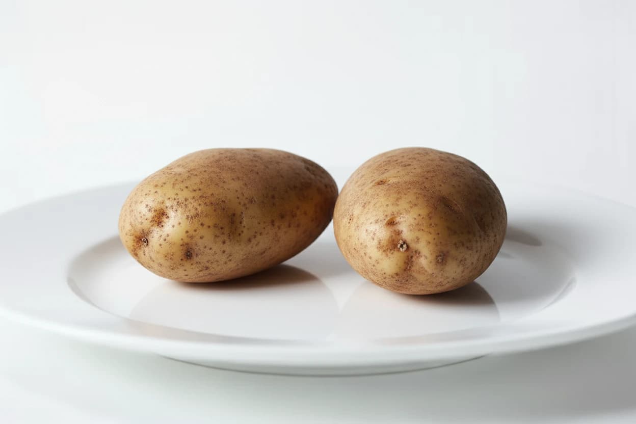 Potato prepared for baby-led weaning