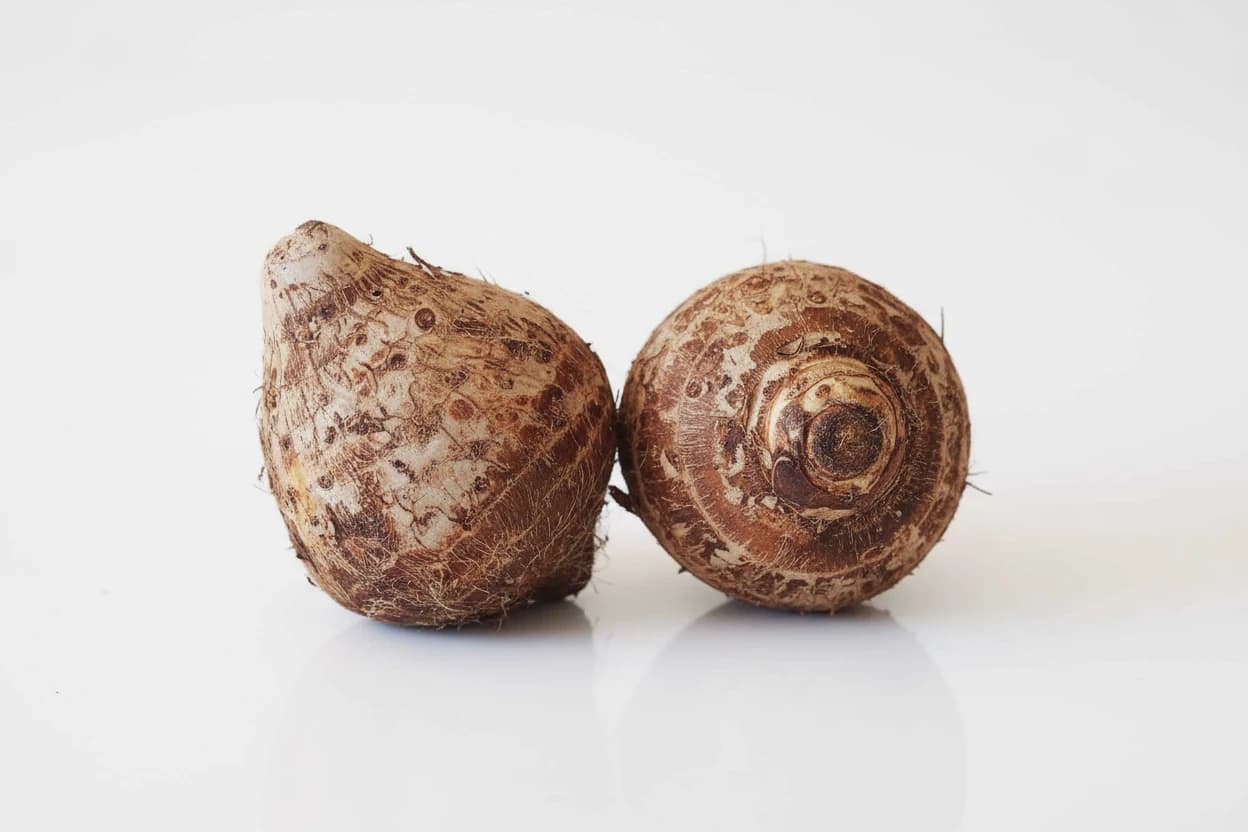 Taro prepared for baby-led weaning