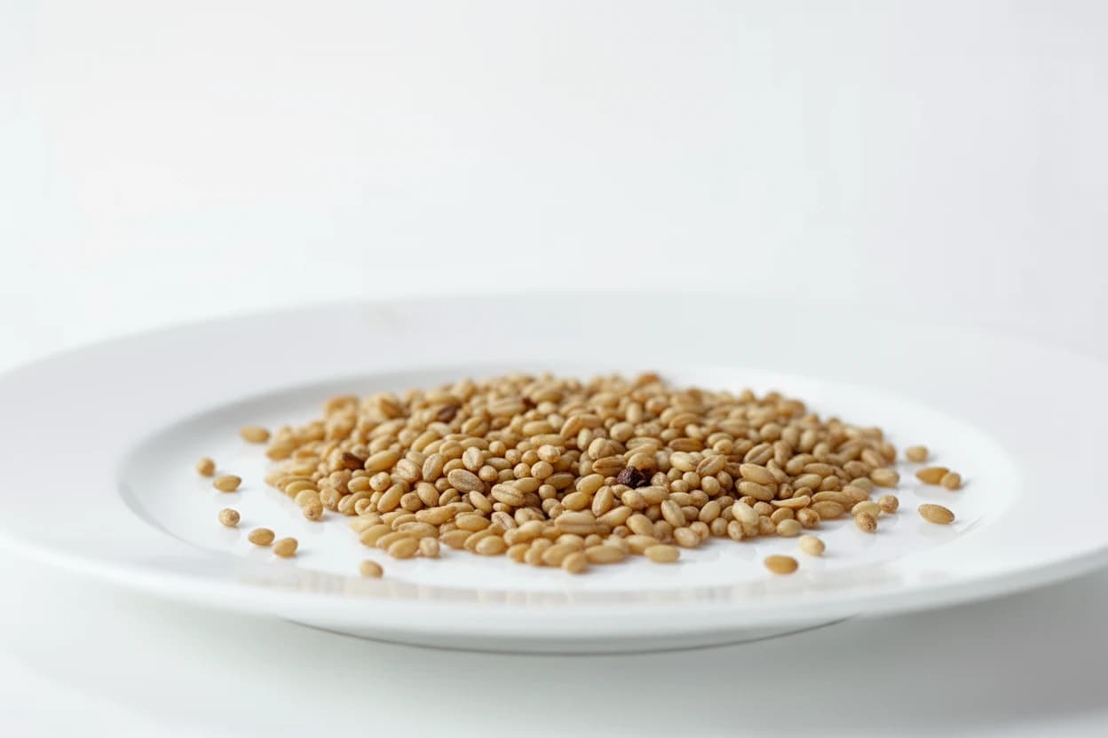 Wheat prepared for baby-led weaning